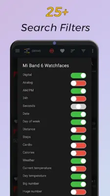 Mi Band 6 WatchFaces android App screenshot 0